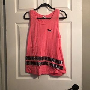 Pink tank top